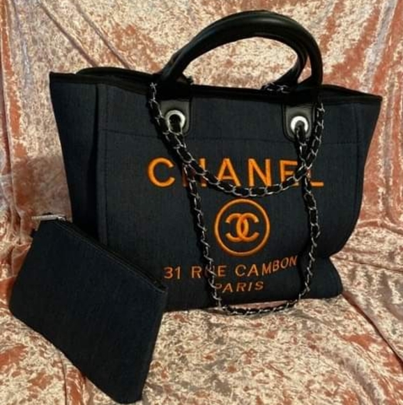 👜Balenciaga Chanel canvas tote👜 - Picture 2 of 5